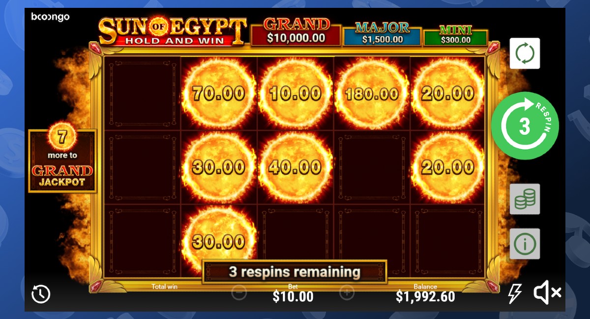 Play Sun of Egypt at Punt Casino.