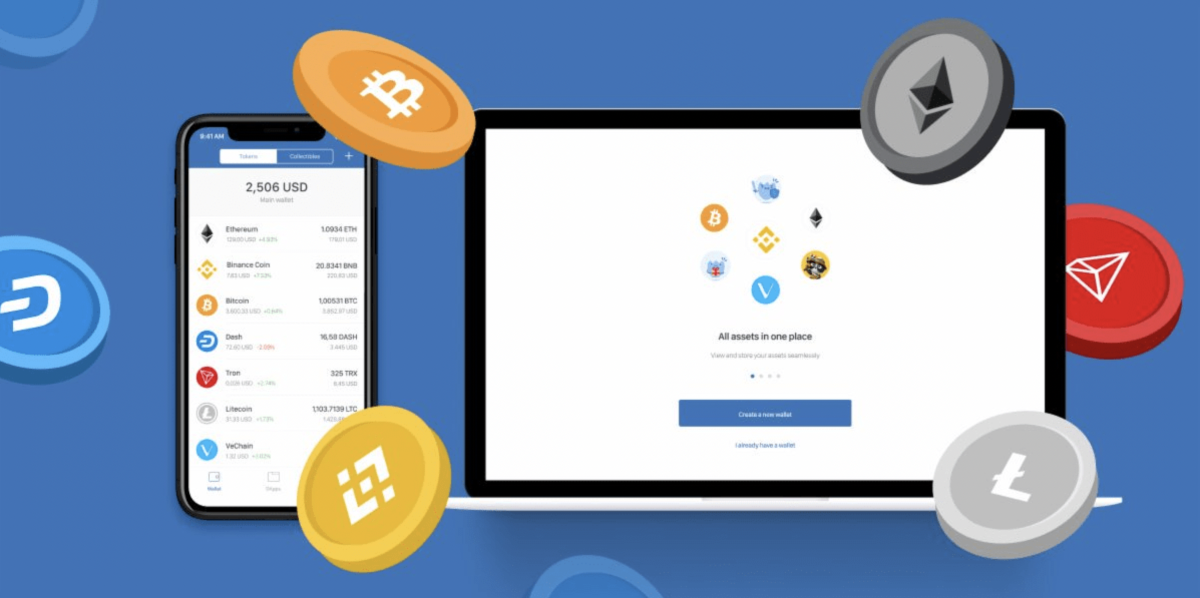 Trust Wallet software bitcoin wallet for crypto.