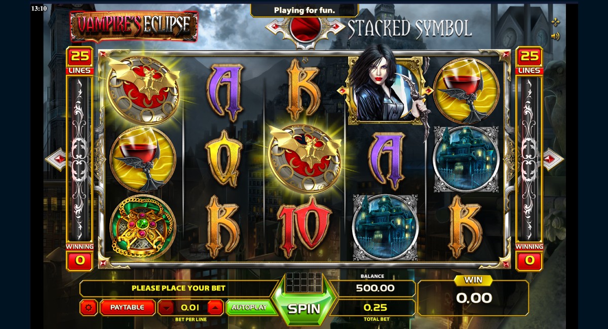 Play Vampire's Eclipse at Punt Casino.