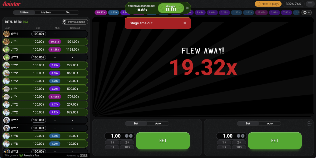 Play Aviator casino game using crypto at Punt Casino.