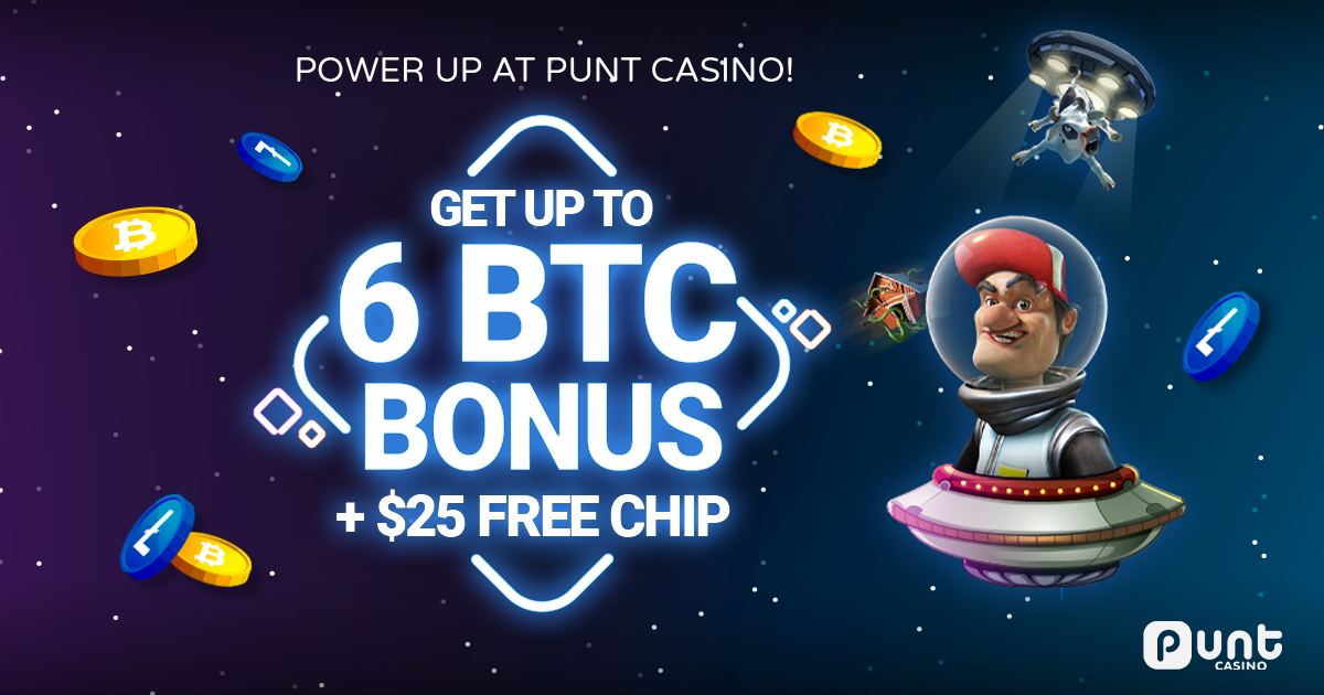 Punt Casino hero image.