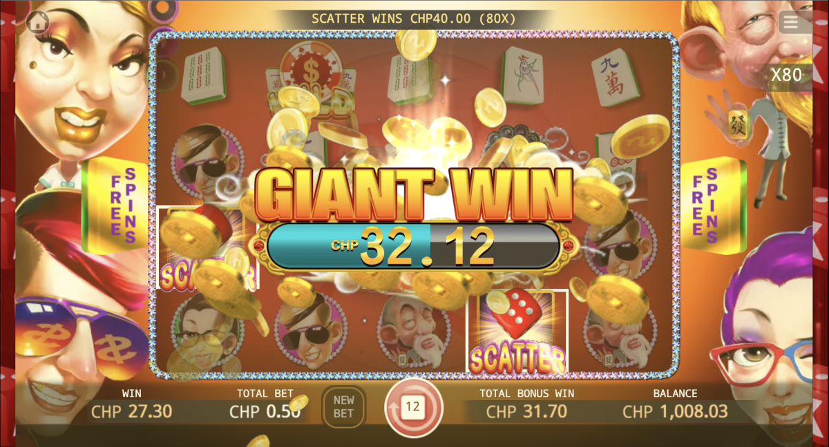 Mahjong Master slot played at Punt Casino.