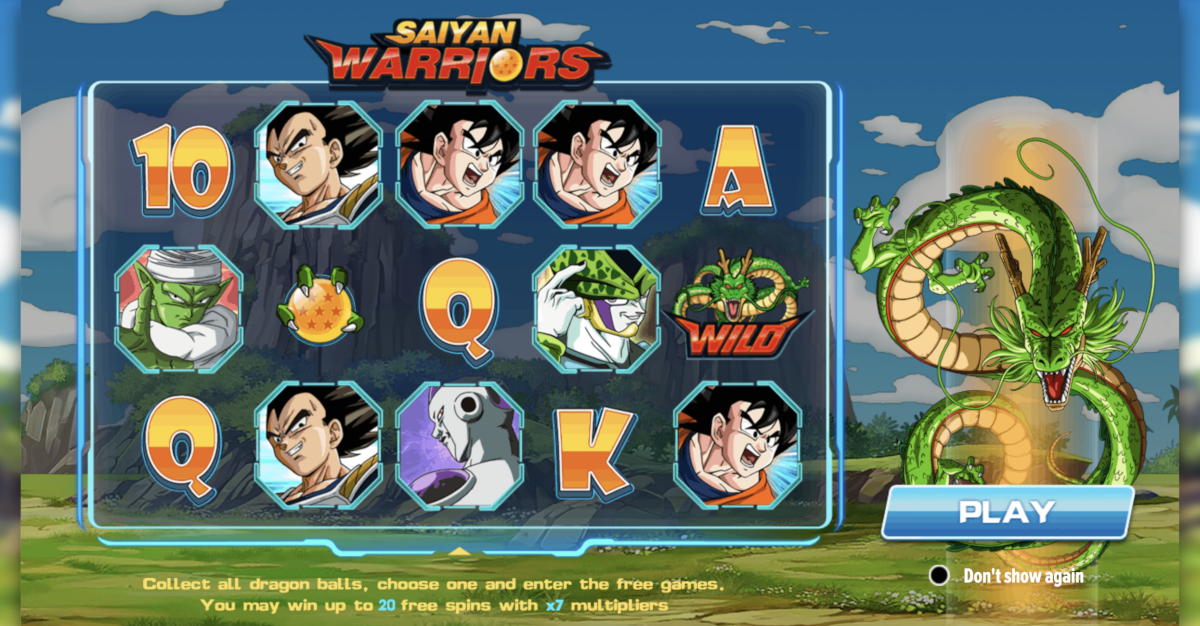 Saiyan Warriors slot at Punt Casino.