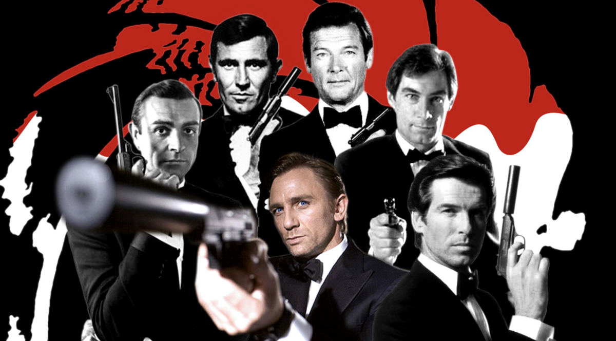 All the James Bond actors in one image.