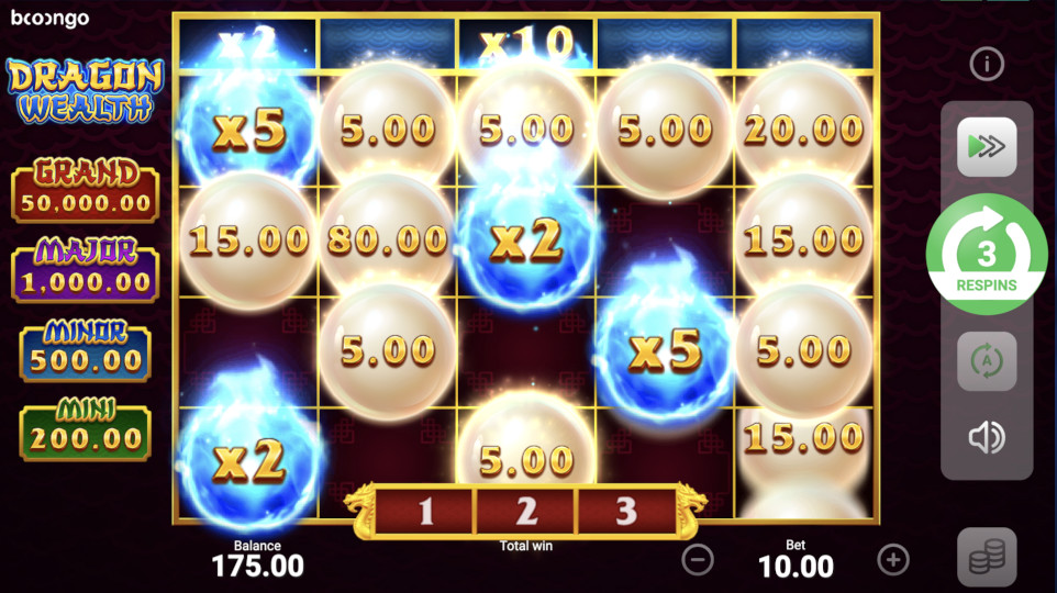 Dragon Wealth slot bonus.