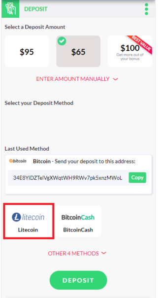 select Litecoin